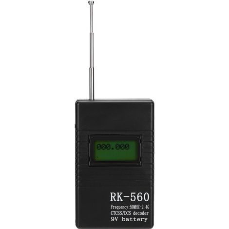 Compteur de fréquence portable RK560 50MHz-2.4GHz pour tests radio précise (1/5)