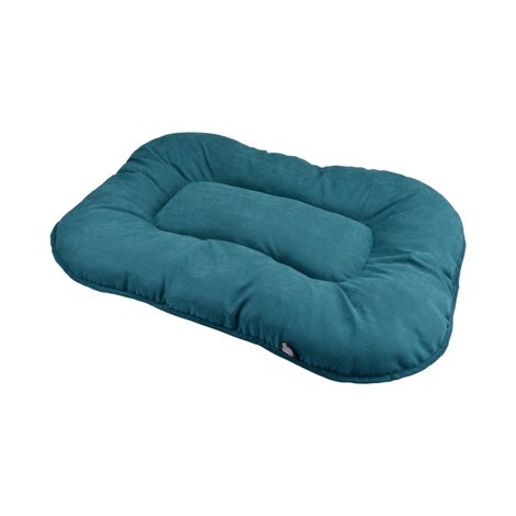 Coussin flocon en microfibre - Bleu canard - L 87 x l 64 cm - Gamme Softy - Livraison gratuite (1/3)