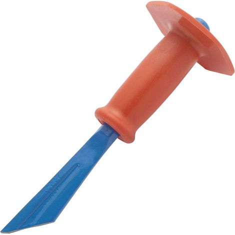 1861 Grooved Plugging Chisel with Guard and Footprint 11380 - Durable Steel Construction for Masonry and Concrete Work (1/3)