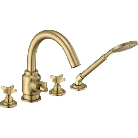 Deante Colección Primée Grifo de bañera dorado elegante