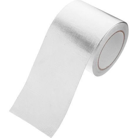 100mm Ruban Adhésif en Aluminium Haute Température 20m Fibre de Verre (1/5)