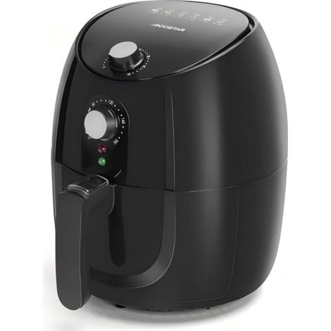 Friteuse électrique sans huile Aigostar 1500W 3,5L avec minuterie et contrôle de la température, pour frites et poulet.