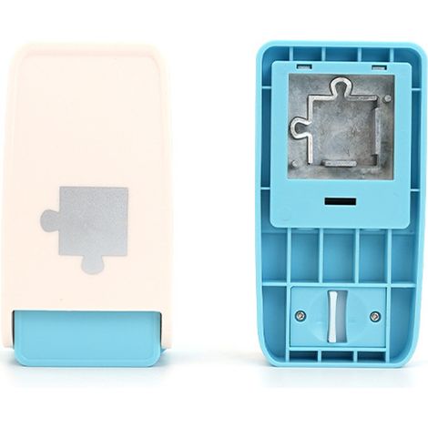 DIY Puzzle Piece Cutting Tool – Customizable Puzzle Creation Tool for Personalized Photo Puzzles (Cerulean Blue)