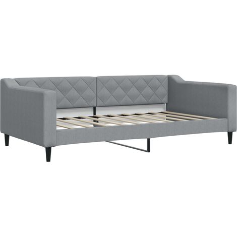 Maison Exclusive - Letto da Giorno Grigio Chiaro 100x190 cm in Tessuto (1/5)