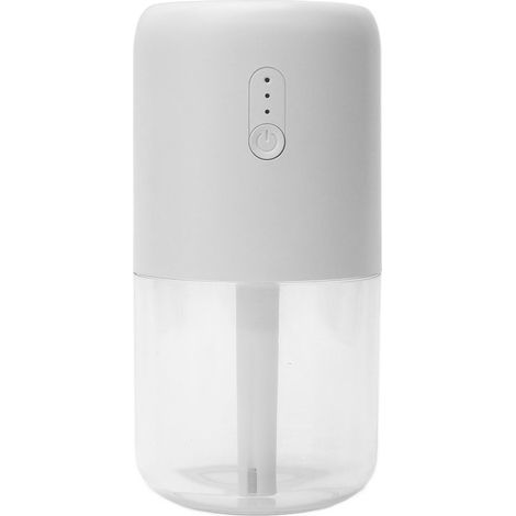 280-ml-Luftbefeuchter mit Einzelsprühfunktion, Auto-Luftbefeuchter, Luftbefeuchter mit eingebautem Nachtlicht, USB-betrieben, weiß. (1/5)