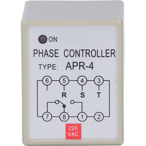 CKCTELAY Relais de Protection de Phase Dispositif de Protection de Moteur étanche APR-4 pour Ventilateur de Pompe 220V