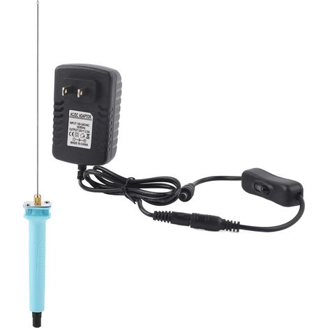 30W 25cm Couteau thermique électrique pour mousse polystyrène, styromousse découpe gravure, stylet chauffant US fiche 100‑240V (1/5)