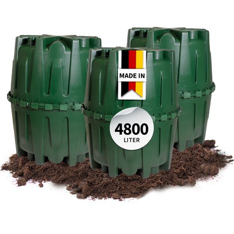 4rain HERKULES Regenwassertank-Set 4800 L (1/5)