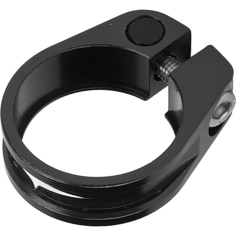 31,8-mm-Fahrradsattelklemme, Hohlkonstruktion, Schnellspanner, leichte Aluminiumlegierung, schwarz (1/5)