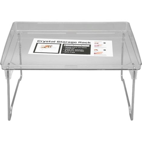 boîte de rangement-Organisateur de bureau multifonction en métal PET et stainless steel, support de rangement foldable pour bureau et cuisine (1/4)