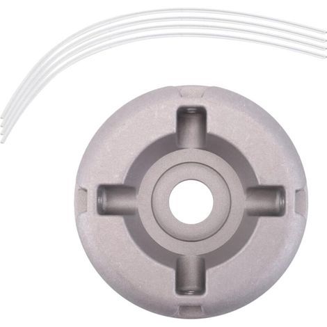 1 Tête de Tondeuse à Gazon Universelle en Alliage D'Aluminium avec Fil de Coupe en Acier et Nylon, Pièces de Rechange pour Tondeuse à Gazon (1/5)