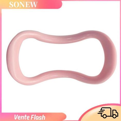Sonew Anneau de Yoga Premium PP Fitness Ring Loop Curved Equipment For Workout sport briques Bleu Rose (1/5)