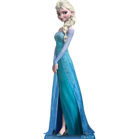 Figurine en carton Disney La Reine des Neiges Elsa – Mini format 96 cm – Décoration légère et facile à déplacer – Idéale pour anniversaires et fêtes – Star Cutouts