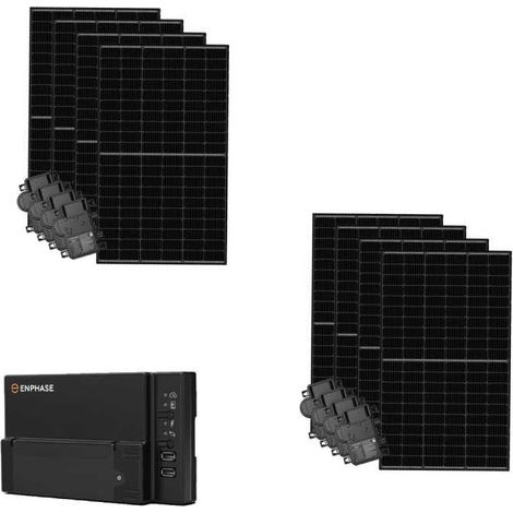 Thomson – Kit solaire autoconsommation 3kW – 8 panneaux FULL BLACK – Micro-onduleurs Enphase – Installation et démarches incluses (1/5)