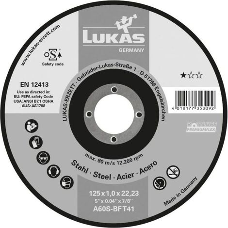 Disco piatto T1A 1251.622 A46T-BF premiumflex - T1A 125 1.6R