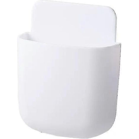 Boîte de rangement murale, support pour téléphone portable, organiseur de télécommandes, support pour accessoires TV et climatiseur (1/5)