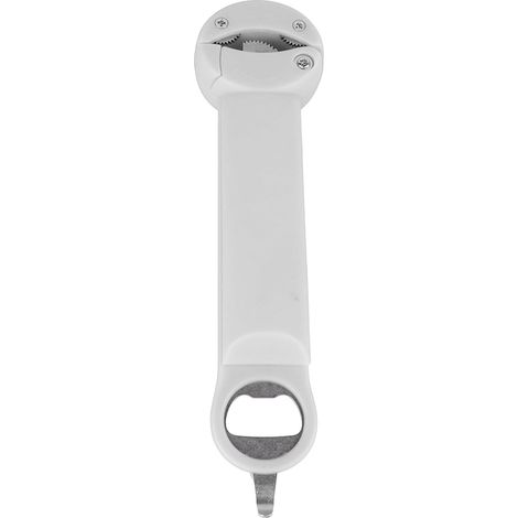 Visseuse à Capuchon Réglable en Acier Inoxydable, Ouvre-Bouteille Multifonctionnel 3 en 1, Ouvre-Bouteille Rétractable, Outil D'ouverture De Bouteille Auxiliaire(Blanc) (1/5)