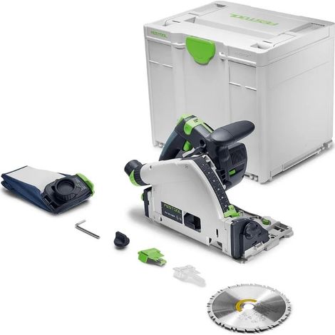 Festool – Scie plongeante sans fil 18V – Moteur EC-TEC sans balais – Profondeur de coupe 55 mm – Lame 160 mm pour bois dur – Systainer inclus