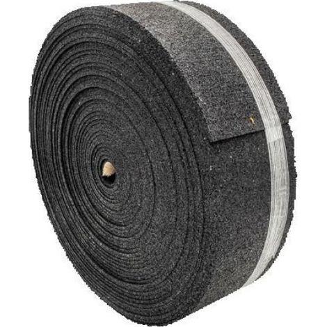Tapis en caoutchouc 20000x40x3mm REGUPOL, Rouleaux de granulés de caoutchouc acoustique, Tapis antidérapant, Tapis de terrasse noir (1/3)
