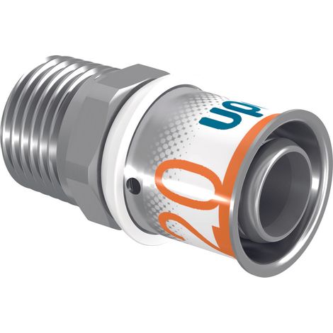 Raccordo uponor s-press plus acciaio inox 20 mm 1/2 pollice (1/4)