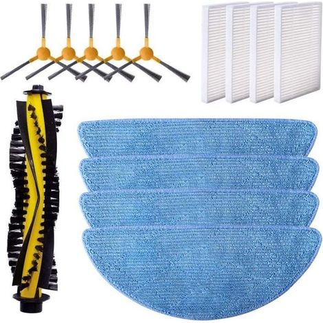 REYEE Kit de Filtre Brosse Lingette Remplacement pour Aspirateur Proscenic 830T 820S 820T
