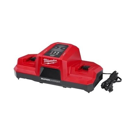 MILWAUKEE CARGADOR BATERIAS SUPER DOBLE PUESTO RAPIDO 18V.M18DBSC