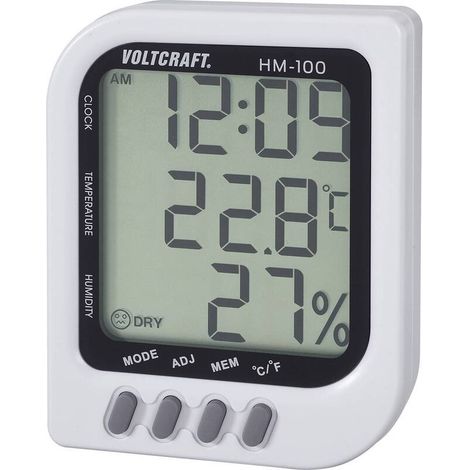 [NEUWERTIG] B-Ware Voltcraft Luftfeuchtemessgerät Hygrometer HM-100 20-90% rF präzise Messung weiß (1/2)