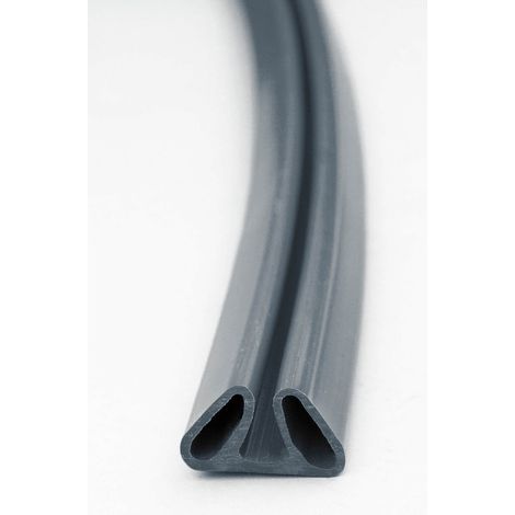 Bodenschienen Set Q2 für Pool / Rundbecken 300 cm, 10 Elemente à 1160 mm, grau RAL 7011 (1/2)