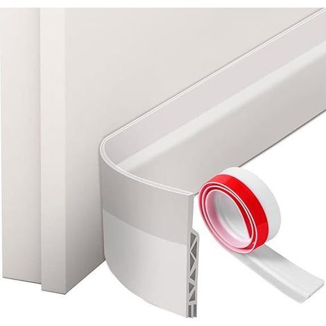 Ecleanfy - Joint d'étanchéité isolant pour bas de porte, 100 x 5 cm, joint d'étanchéité pour porte d'entrée, joint barrière contre le froid (1/5)