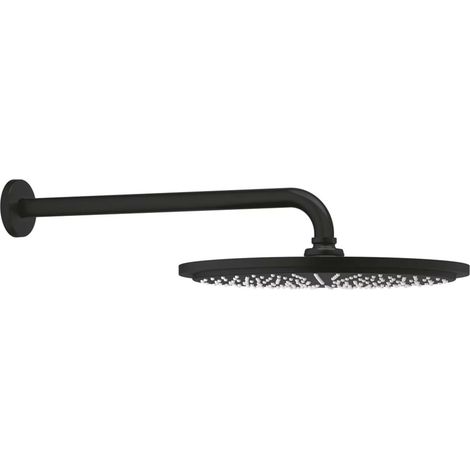 Grohe Rainshower Cosmopolitan - Kopfbrause, Durchmesser 31 cm, Phantom Black 26066KF0 (1/5)