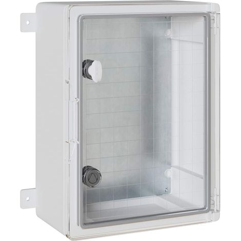 Armario de control multiusos moderno para almacenamiento 30 x 16,5 x 40 cm plástico gris 020058211 (1/5)