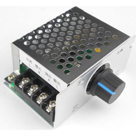 Contrôleur de vitesse moteur monophase 220V AC – Variateur de tension jusqu'à 4000W – Pour ventilateurs et appareils résistifs - VAG8QV4DRP (1/4)