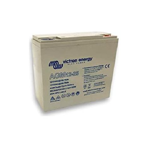 Batterie AGM 12V 25Ah pour décharges profondes – Résistance interne faible – Compacte et légère – Applications intensives – Victron Energy