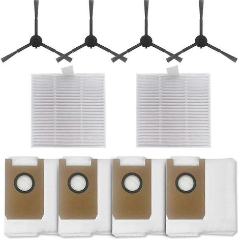 Accessoires de rechange pour robot aspirateur T20 : filtres HEPA, brosses latérales, sacs à poussière, pièces détachées (1/5)