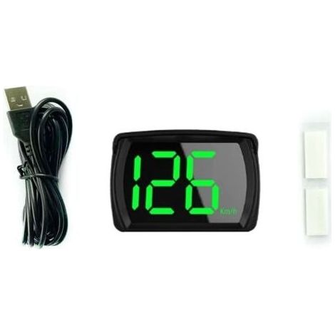 Compteur de Vitesse Intelligent GPS HUD,Voiture HUD Headup Display KM/H MPH avec LED Grand Affichage de Police pour Voiture Camion SUV Moto (1/4)