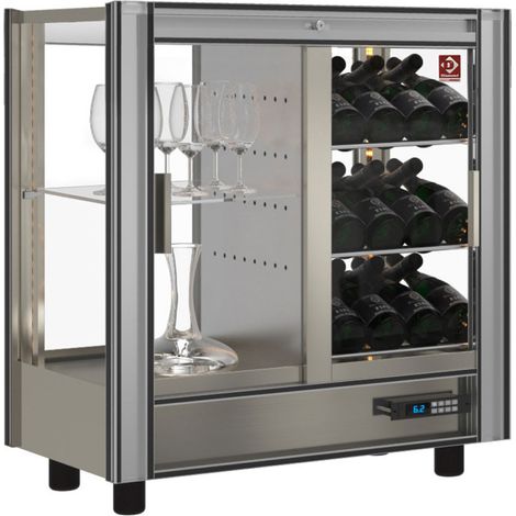 Vitrine réfrigérée à vins 216 l traversante modulable - Diamond (1/2)
