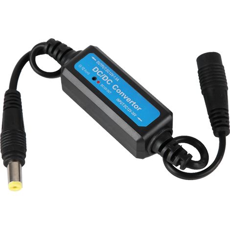 Mini-12V-1,5A-Gleichstromwandler mit Echtzeitüberwachung und LED-Anzeige, Übertragungsregler und Stabilisator (1/5)