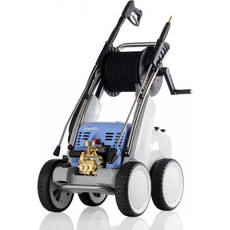 Kränzle – Nettoyeur haute pression électrique 180 bar – Moteur Brushless – 20 m flexible HP – Tambour-enrouleur intégré – Lance à buse rotative Turbo (1/4)