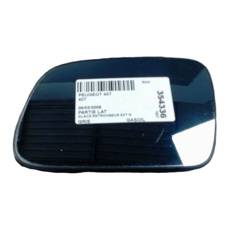 [PRODUIT D'OCCASION] Glace Retroviseur Exterieur G PEUGEOT 407 ♻️ Ref Oe. 8151gv - Garantie à vie (1/2)