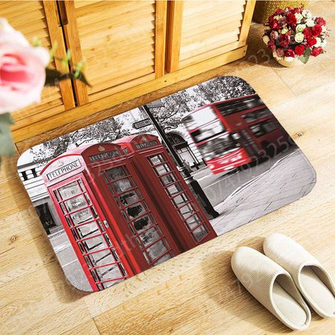 TrAdE Shop Traesio - Tappeto Stampato Zerbino Bagno Antiscivolo Doccia Varie Fantasie E Colori 40x60 - (1/2)
