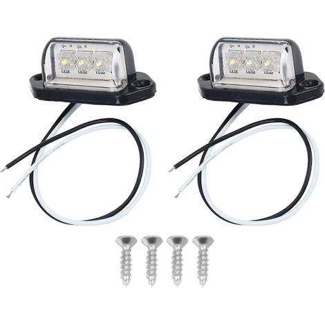 LED-Kennzeichenbeleuchtung, Rückleuchten, universell 12V/24V, für PKW, Anhänger, LKW, Transporter, Wohnwagen, Boote, JXLGV (1/5)