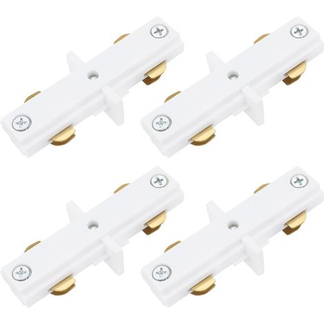 Lot de 4 connecteurs à circuit unique à 3 fils 120 V série H compatibles avec les systèmes d'éclairage WAC (1/5)