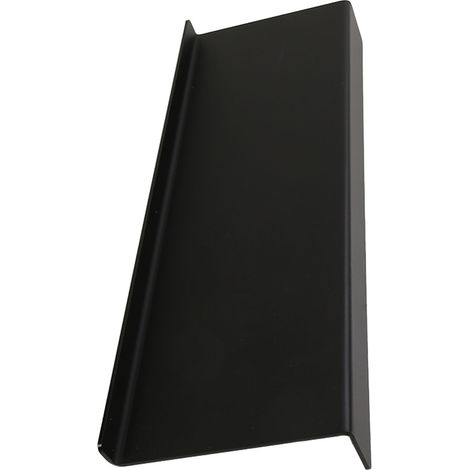 Support de clavier incliné en acrylique, rebord avant bas, finition polie, rehausseur de clavier pour bureau, noir (1/5)