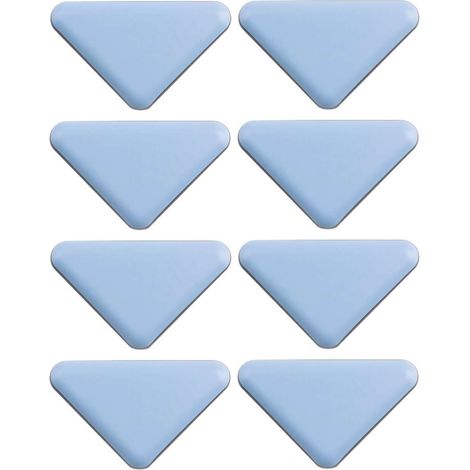 Cyclingcolors – Lot de 8 patins glisseurs téflon triangulaires 35 x 35 x 45mm – Autocollants pour protection sol parquet – Pieds de chaise et meuble