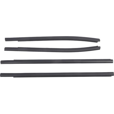 Bande d'étanchéité pour porte et fenêtre de voiture, 4 pièces, garniture moulée pour Ranger PX2 PX3 Wildtrak Raptor XLT XL (1/5)