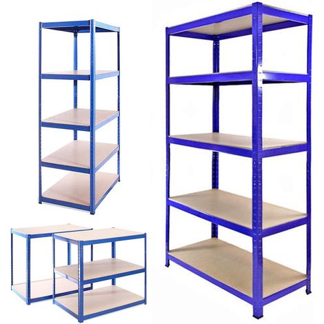 Étagère 875 kg Étagère d'atelier Étagère de cave Étagère robuste épaississement MDF 180cm x 90cm x 40cm