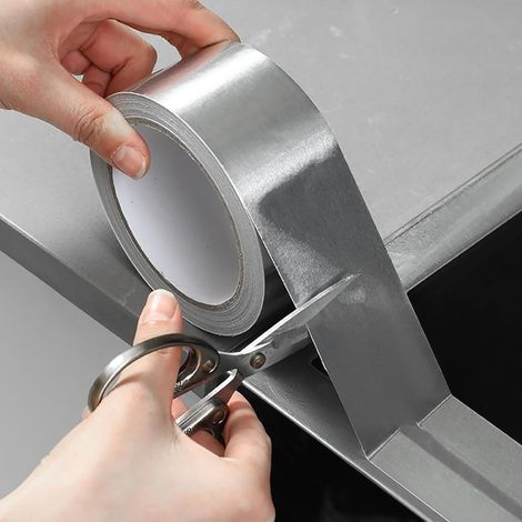 Ruban Adhésif Scellant Imperméable et Résistant à la Chaleur en Aluminium 50mm x 10M