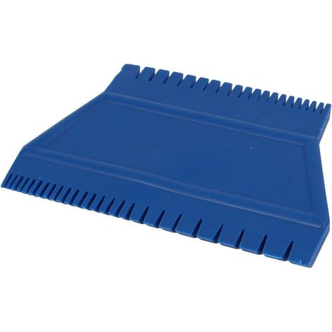 MS15 Wall Art Gummi Holz Körnung Trapezförmiger Schaber 12cmx7.7cm Bleu (1/3)