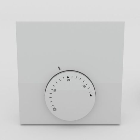 Raumthermostat Alpha-direkt für Fussbodenheizung und Wandheizung 230V analog 130224