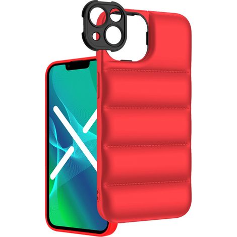 Étui Puffer pour iPhone 12, rouge (1/4)